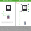 WEDO RGB Led Flood Light 50w with RF Remote Control For Outdoor Garden Patio Atmosphere Decoration Plants Trees Lighting