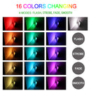 WEDO RGB Led Flood Light 50w with RF Remote Control For Outdoor Garden Patio Atmosphere Decoration Plants Trees Lighting