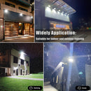 WEDO Outdoor Led Flood Lights 100W Daylight White 6500K Super Bright Area Lighting Fixtures