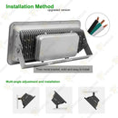 WEDO LED Flood Lights IP66 Waterproof 100W/200W/300W/400W/500W/600W Daylight Cool White Outdoor Flood Lamp