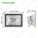 WEDO LED Flood Lights IP66 Waterproof 100W/200W/300W/400W/500W/600W Daylight Cool White Outdoor Flood Lamp