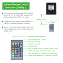 WEDO RGB Led Flood Light 10W with IR Remote Control Wall Wash Light For Outdoor Garden Patio Atmosphere Decoration Lighting