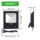 WEDO RGB Led Flood Light 50W with IR Remote Control Color Changing IP66 Outdoor Garden Patio Wall Wash Atmosphere Decoration Lighting
