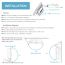 WEDO LED Spot Lights Outdoor Waterproof Floodlights 100W/200W/300W/400W/500W Daylight White 6500K - LFE Series