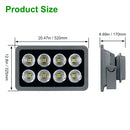 WEDO LED Spotlight Flood Lamp Fixture for Outdoor & Indoor Basketball Court Field Stadiums Gym Warehouse 300W/400W/500W/600W