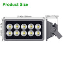 WEDO LED Spotlight Flood Lamp Fixture for Outdoor & Indoor Basketball Court Field Stadiums Gym Warehouse 300W/400W/500W/600W