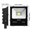 WEDO 50W 100W 200W Led Flood Light Scale-Like Electroplating Reflector IP66 Outdoor Waterproof Lamps