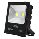 WEDO 50W 100W 200W Led Flood Light Scale-Like Electroplating Reflector IP66 Outdoor Waterproof Lamps