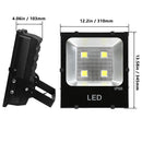 WEDO 50W 100W 200W Led Flood Light Scale-Like Electroplating Reflector IP66 Outdoor Waterproof Lamps