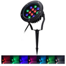 WEDO LED Landscape Lights RGB Color Changing 12W Outdoor Waterproof IP66 for Garden, Lawns, Poolside, Tree lighting - LFI Series